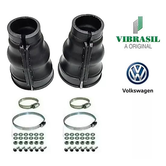 Kit 2 Coifa Semi-eixo Completa Fusca Kombi Brasilia Original