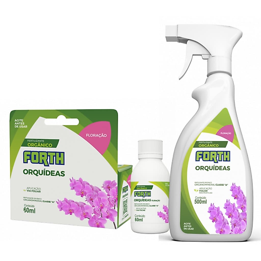 Adubo Fertilizante Orgânico Orquídea Floração Pronto Uso 500ml ou 60ml Concentrado