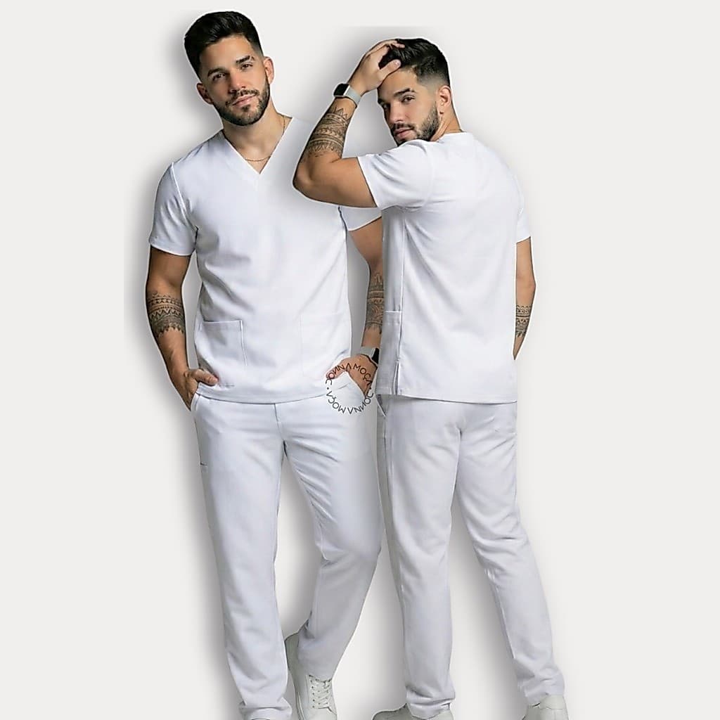Conjunto Scrub Pijama Cirúrgico Masculino Médico Dentista Plus Size PH