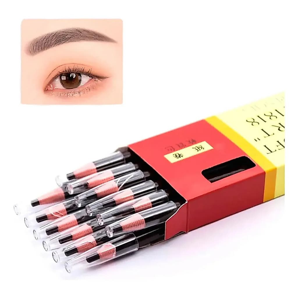 Lapis Dermatografico Para Sobrancelhas Coloured Soft COMPRE kit 3, 6 e 12 und. SOMENTE NAS CORES MARROM E BRANCO