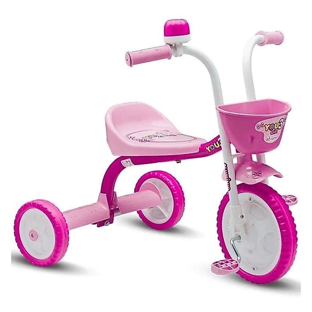 Triciclo Bicicleta Infantil You 3 Girl Nathor Rosa Aproveite