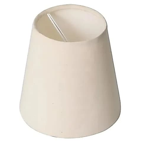 Cúpula p/ abajur e luminária  medida 8x12x12 modelo pinça em tecido  algodão