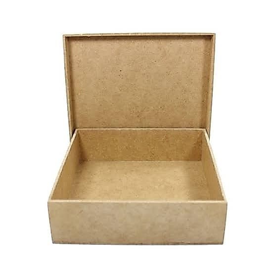 10 Caixa, 20X20X8 CM Caixinha, Organizadora, Casamento, Padrinhos, Lembrancinha, Madeira MDF