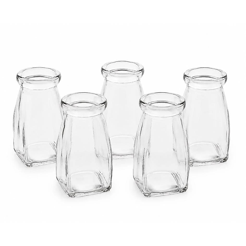 Kit 5 Vasos em Vidro Decorativo Mesa Posta Lembrancinhas