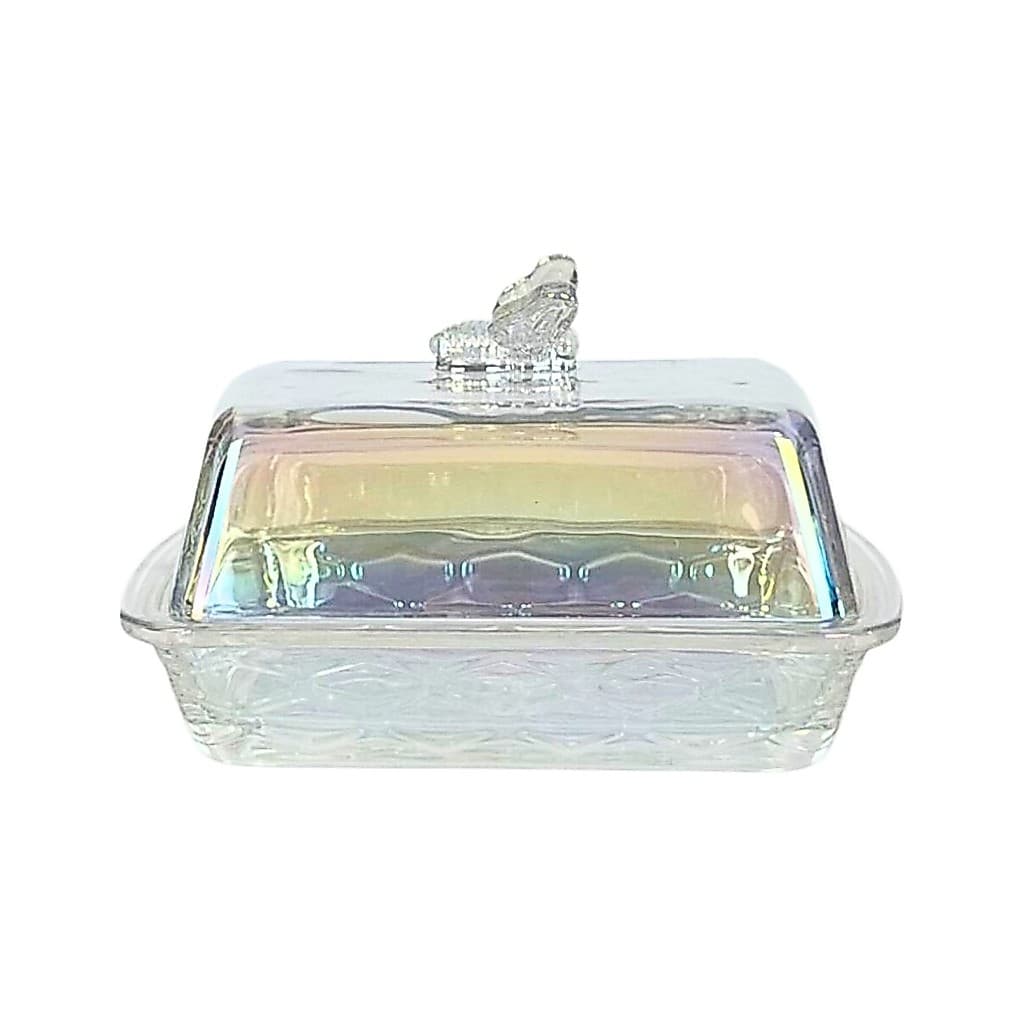 Porta Manteiga Manteigueira Bee Em Vidro Para Mesa 15cm