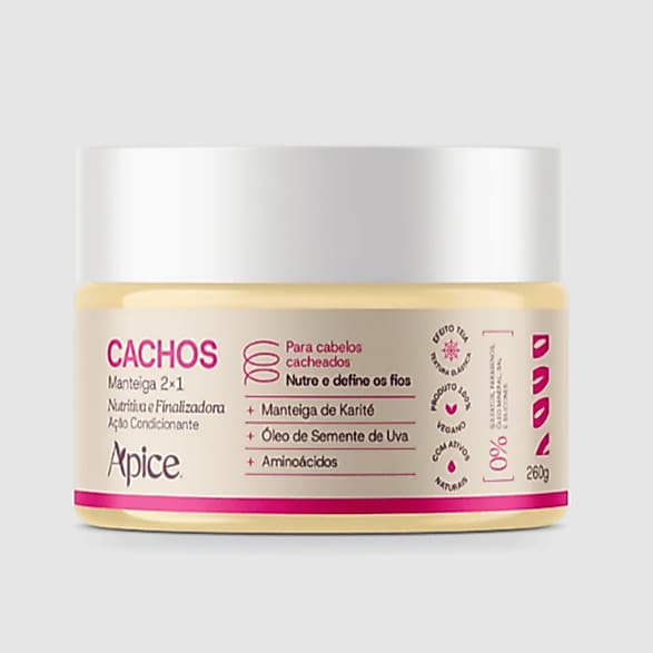 Manteiga 2x1 Nutritiva E Finalizadora Cachos 260g Apice