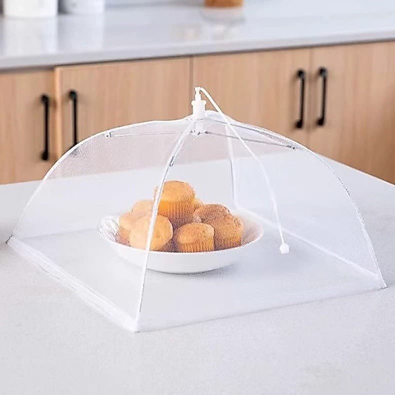Tampão Retrátil para Alimentos - Protege Contra Moscas e Poeira