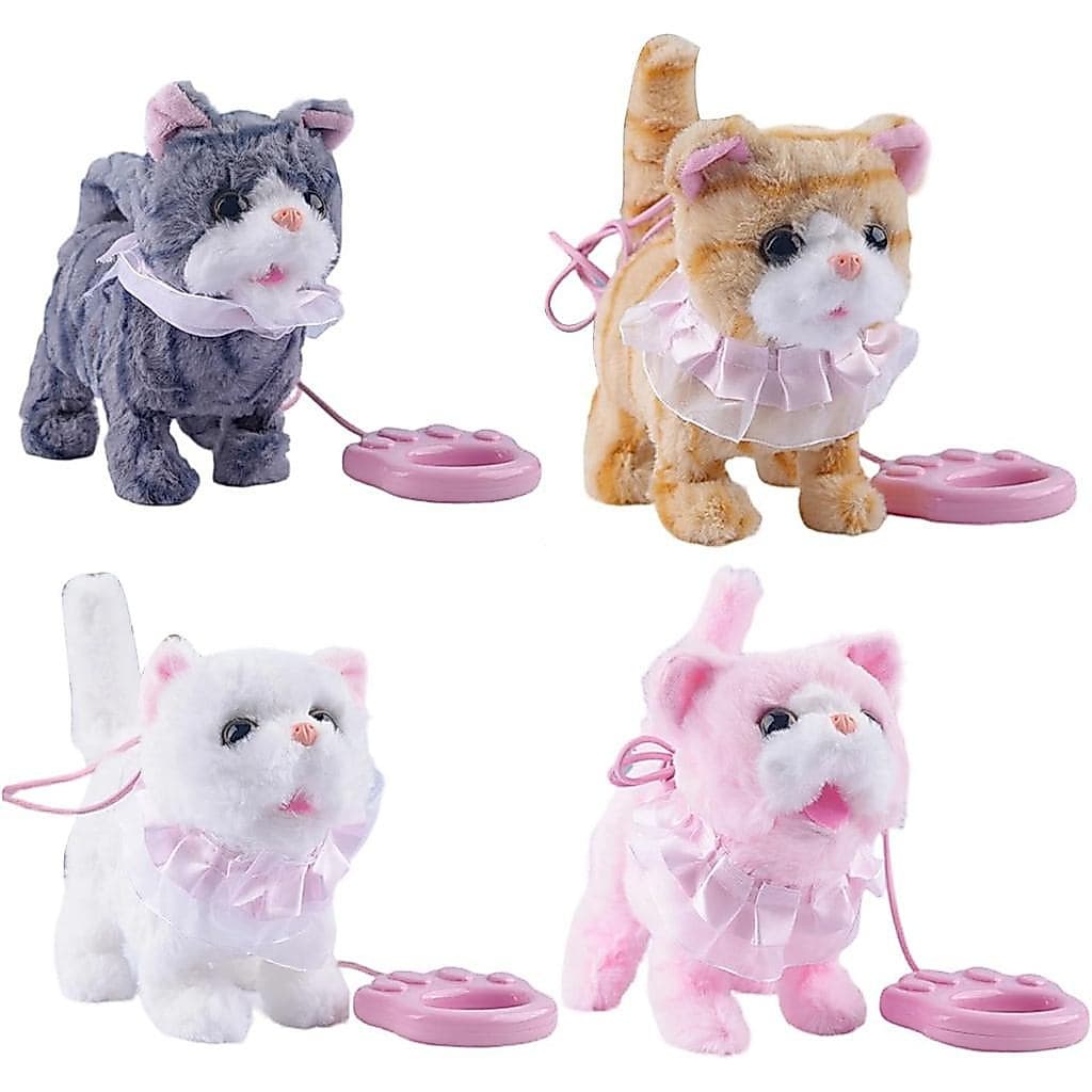 Gato Robô Wuffy Realista , Gatinho Eletrônico De Pelúcia Interativo Com Controle De Toque , Sons De Miau E Movimentos An