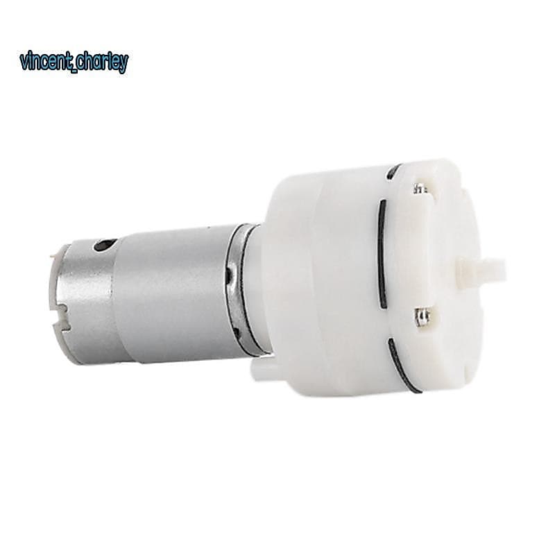 Motor De Bomba Micro-Vácuo RS555 12V 15L/Min De Ar Elétrica De Baixo Ruído Máquina De Revestimento A Tanque De Peixes