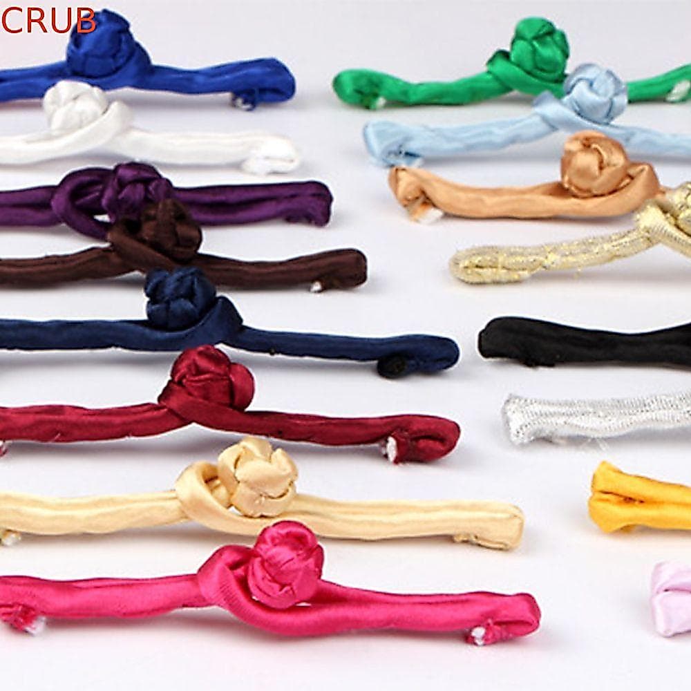 Nó Chinês Sapo Tradição Frisado Han DIY Costura Fixadores Botões Cheongsam 10 Pçs Traje Artesanal