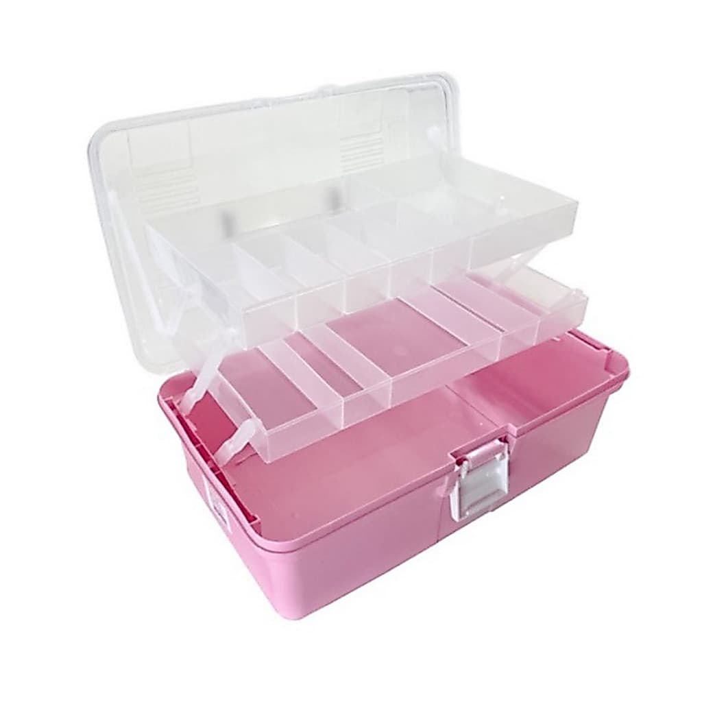 Maleta Organizadora Multiuso Mega Box 34x20 Odontológica, Ferramentas, Maquiagem