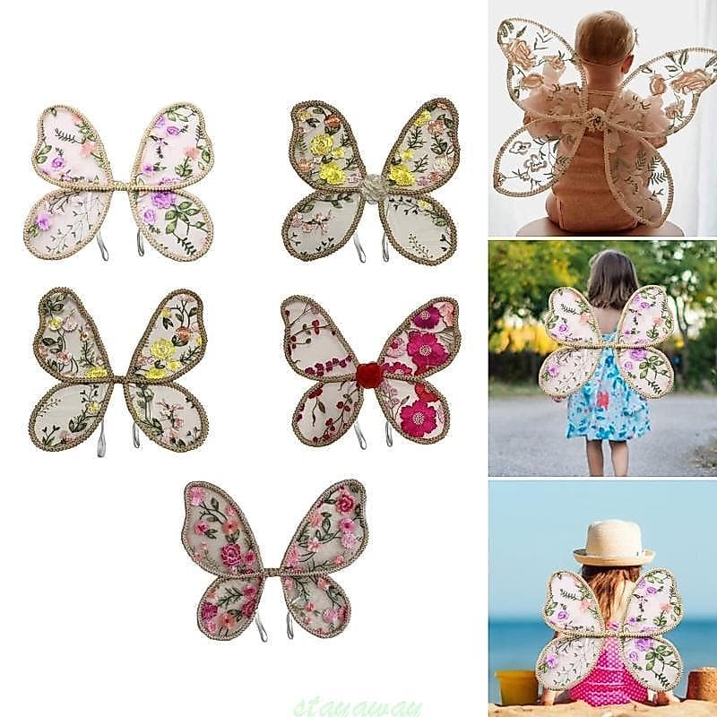 SRA Brincalhão Asa Borboleta Infantil Renda Para Festas Temáticas Shows