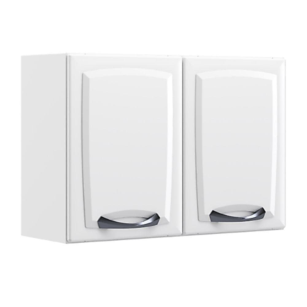 Armário de Cozinha Aéreo Itatiaia Aço Reforçado 2 Portas New Premium Branco