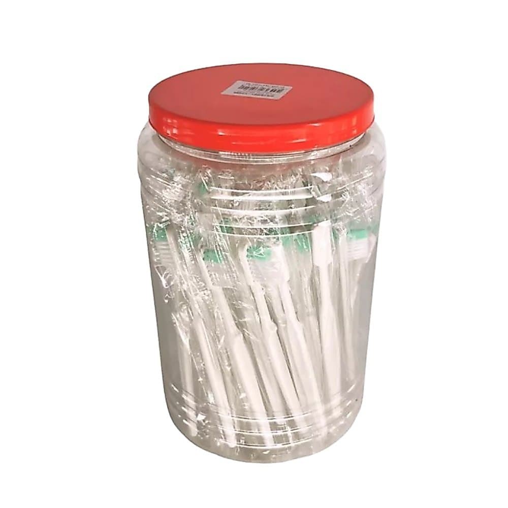 Kit 50 Escovas De Dente Descartáveis Hotel Pousada Motel Pet Shop