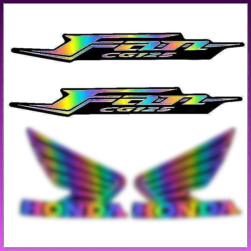 Adesivos Holográficos Fan 125 e 150 ES KS ESI 2011 – Alto Brilho e Visual Esportivo Premium