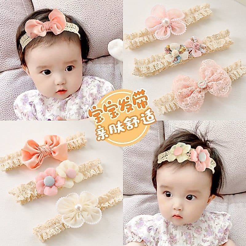0-3 anos de idade recém-nascido lua cheia arco Headwear bebê princesa acessórios para o cabelo bandana