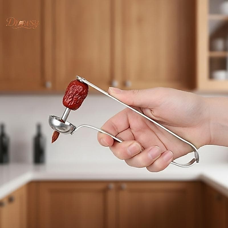 Drowsy Aço Inoxidável Jujuba Corer Economia De Trabalho Multifuncional Azeitona Pitter Ferramenta De Remoção De Núcleo E