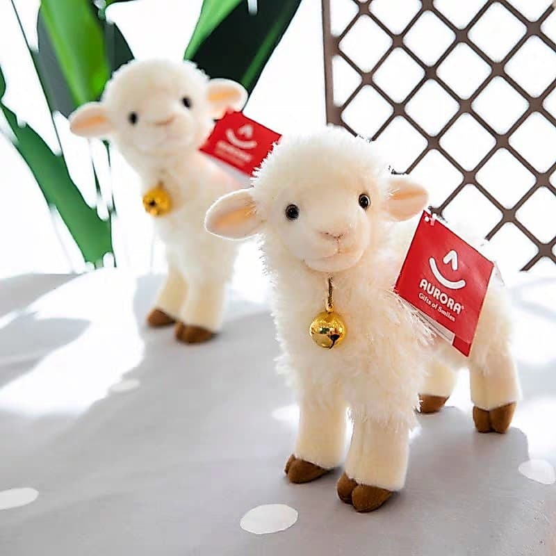 2026 Novo Brinquedo de Pelúcia Ovelha Aurora World de 30cm, Almofada Decorativa para Aniversário Infantil, Presente para