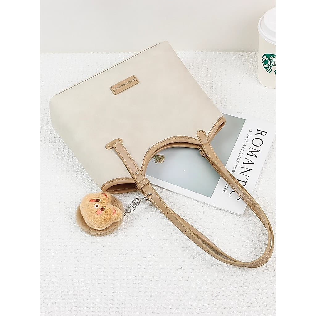 Sacola 2026 novo estilo elegante All-Match bolsa de ombro feminina simples Casual pequeno saco primavera verão Material