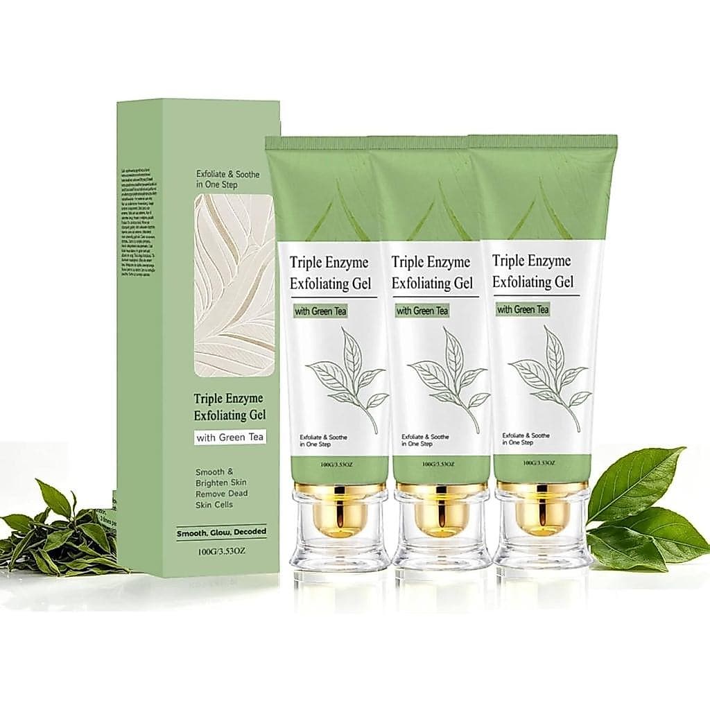 Gel Esfoliante Tripla Enzima Coracode, Gel Esfoliante Aqua Peel Tripla Enzima Chá Verde Coracode, Mistura Hidratante e R