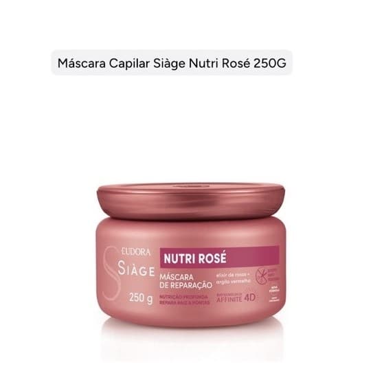 Máscara Capilar Siage Nutri Rosé 250g