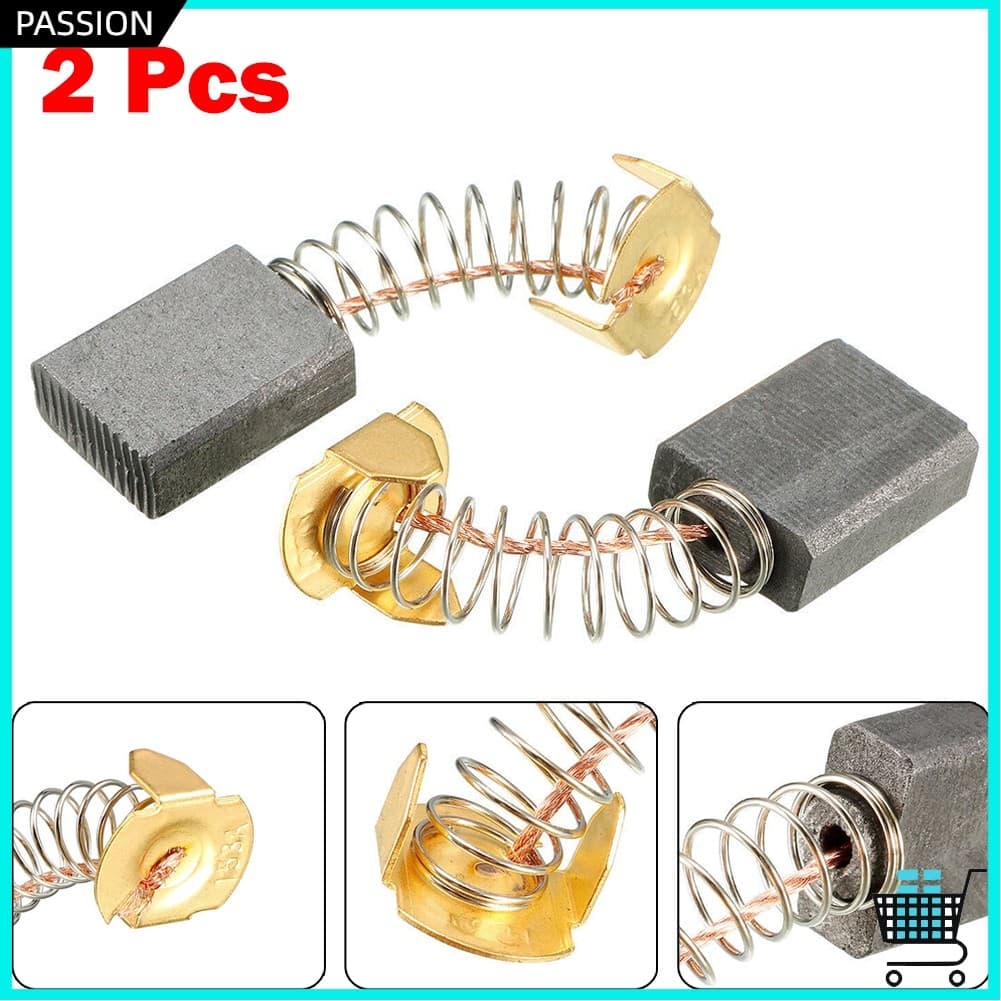 Substituição Universal De Escova De Carvão Para Motores Elétricos 16mm x 13mm x 6mm (2 Pacotes)