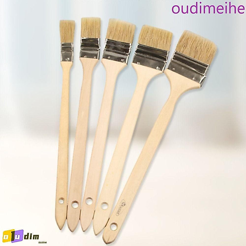 Pincel De Pintura Marinha OUDIMEIHE , De Cotovelo De Cabelo De Juba De Porco Misto Com Cabo Longo , Sólido