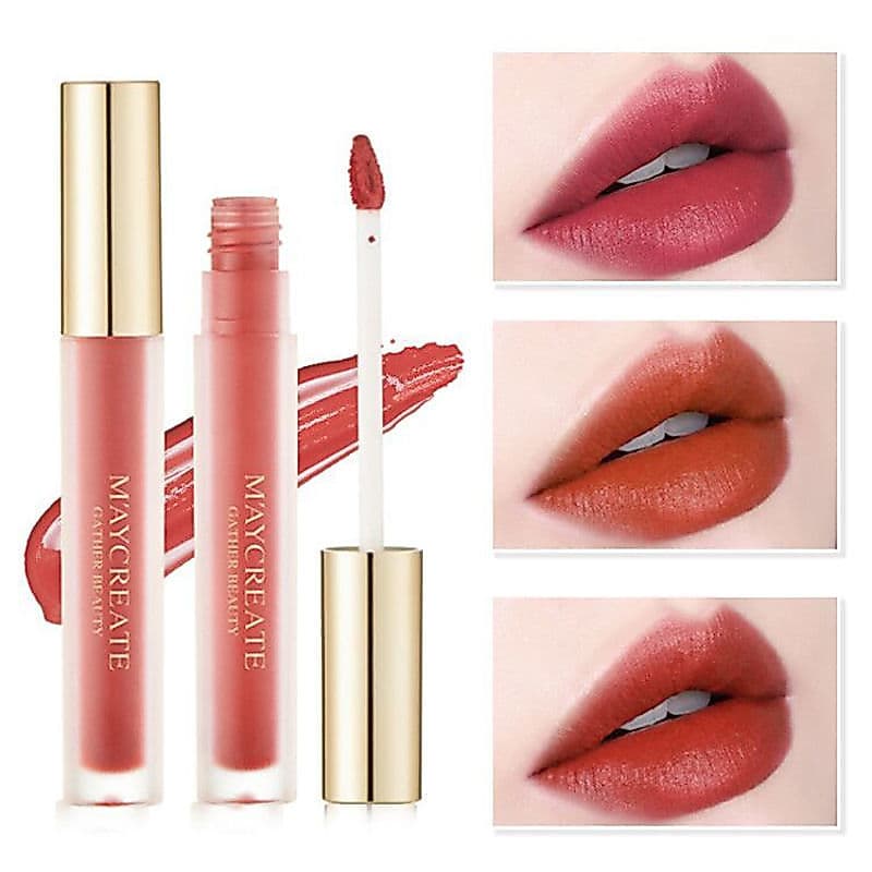 Musculação Chuangyan fosco ar brilho labial veludo fosco brilho labial à prova dwaterproof água hidratante hidratante se