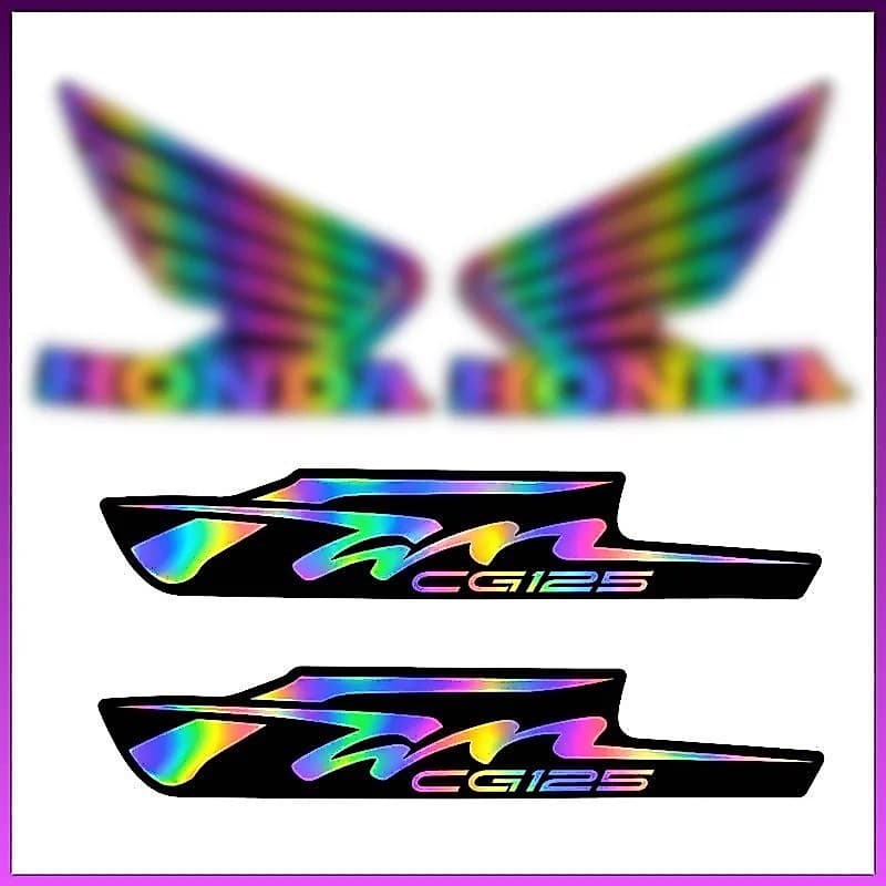 Adesivos Holográficos Fan 125 e 150 ES KS ESI 2012 até 2013 – Alto Brilho e Visual Personalizado