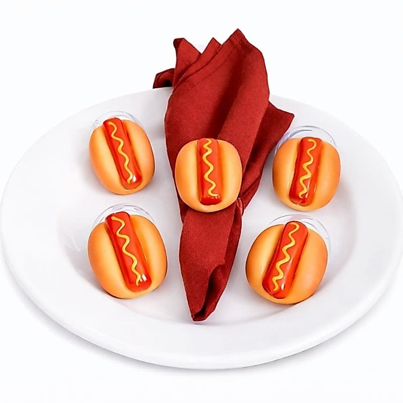 Porta Guardanapo Cachorro Quente Hot Dog Em Biscuit Personalizado mesa posta