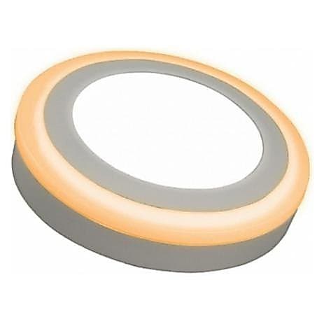 Luminária para Quarto Sala Cozinha Plafon Dual Color Sobrepor Redondo 18w+6w Taschibra
