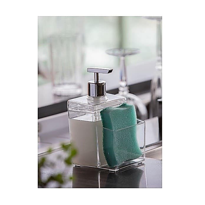 Porta Detergente Dispenser 570ml Diamond Cozinha Acrilico
