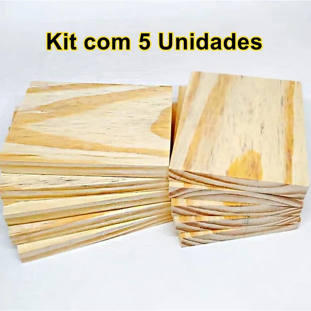 Prateleira Pinus Nicho Madeira Natural Artesanato Criatividade 20x14