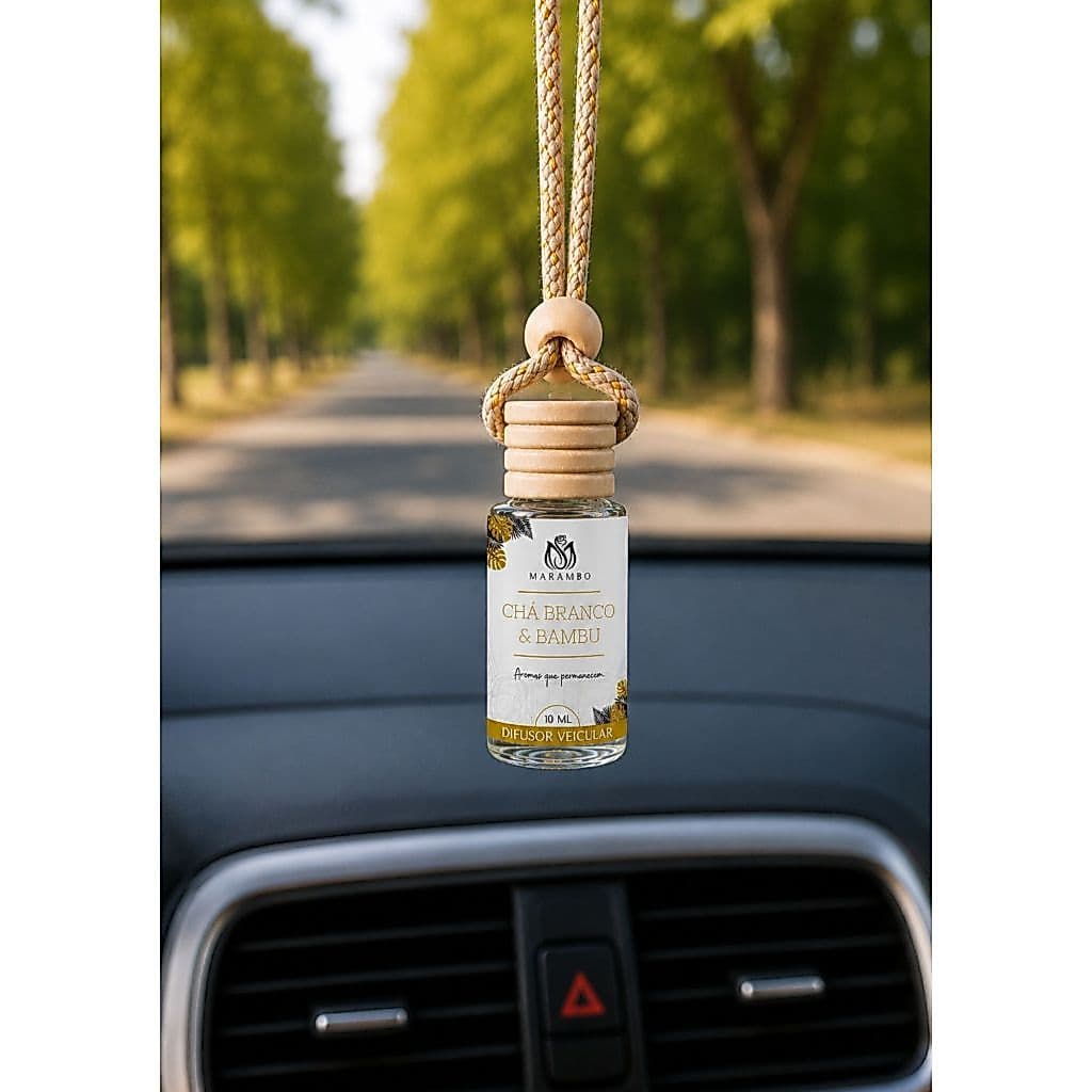 Difusor Para Carro - Chá Branco e Bambu