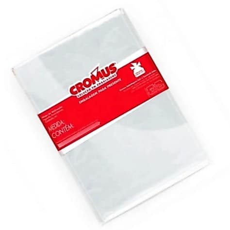 SACO TRANSPARENTE KIT DE 3 UNIDADES 52X70 CROMUS