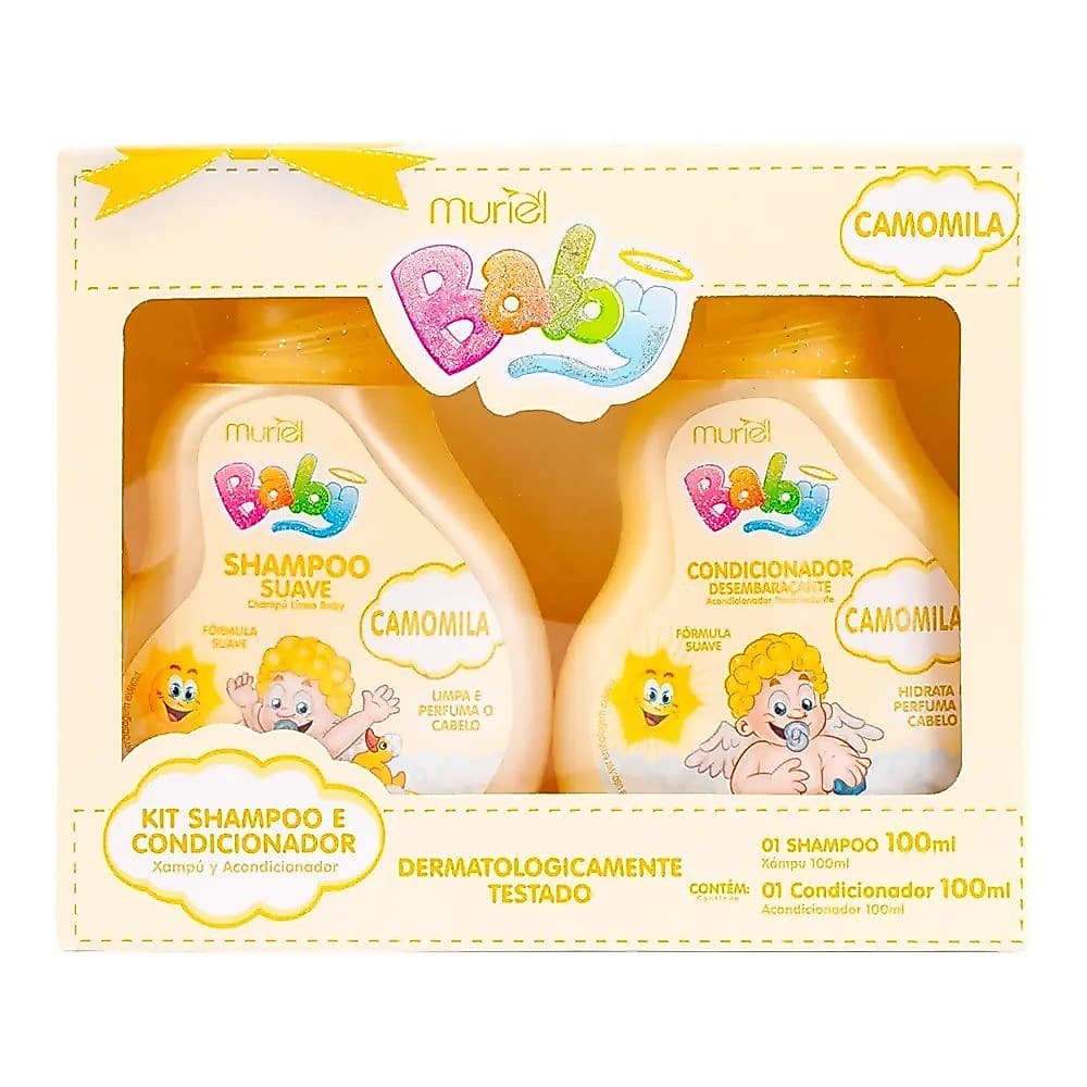 Kit Baby Shampoo e Condicionador  Camomila 100ml - Muriel