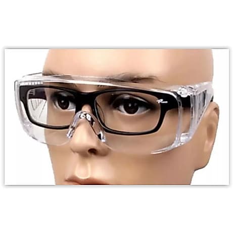 Óculos De Proteção SOBREPOR Óculos De Grau Protector Segurança Epi / Valeplast Ca 40186