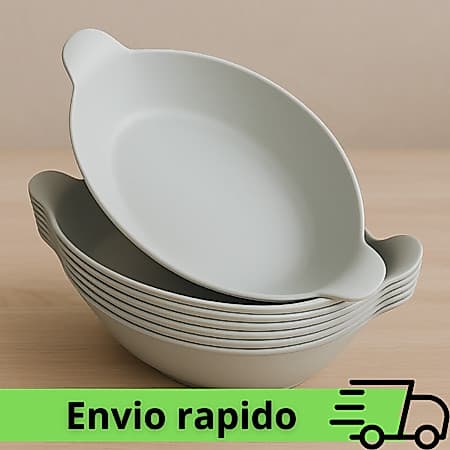 Kit 10 ou 5 Petisqueira Barquinha Canoa Branca petiscos servir