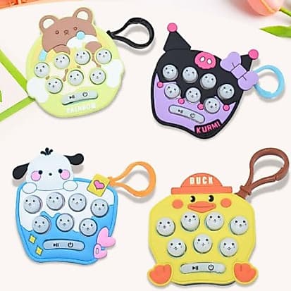 Mini Console POP IT/Chave de Jogo/Console de Jogos Quebra-Cabeça Infantil Apertar