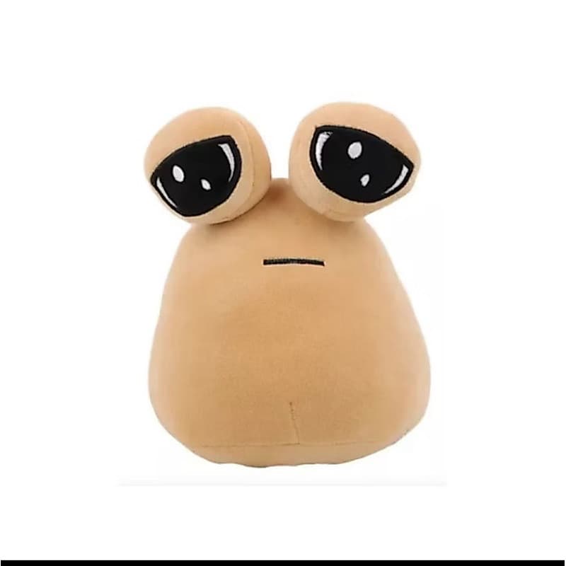 Brinquedo de Pelúcia Pou Alien para Bebê Criança Infantil Menina Menino 22cm