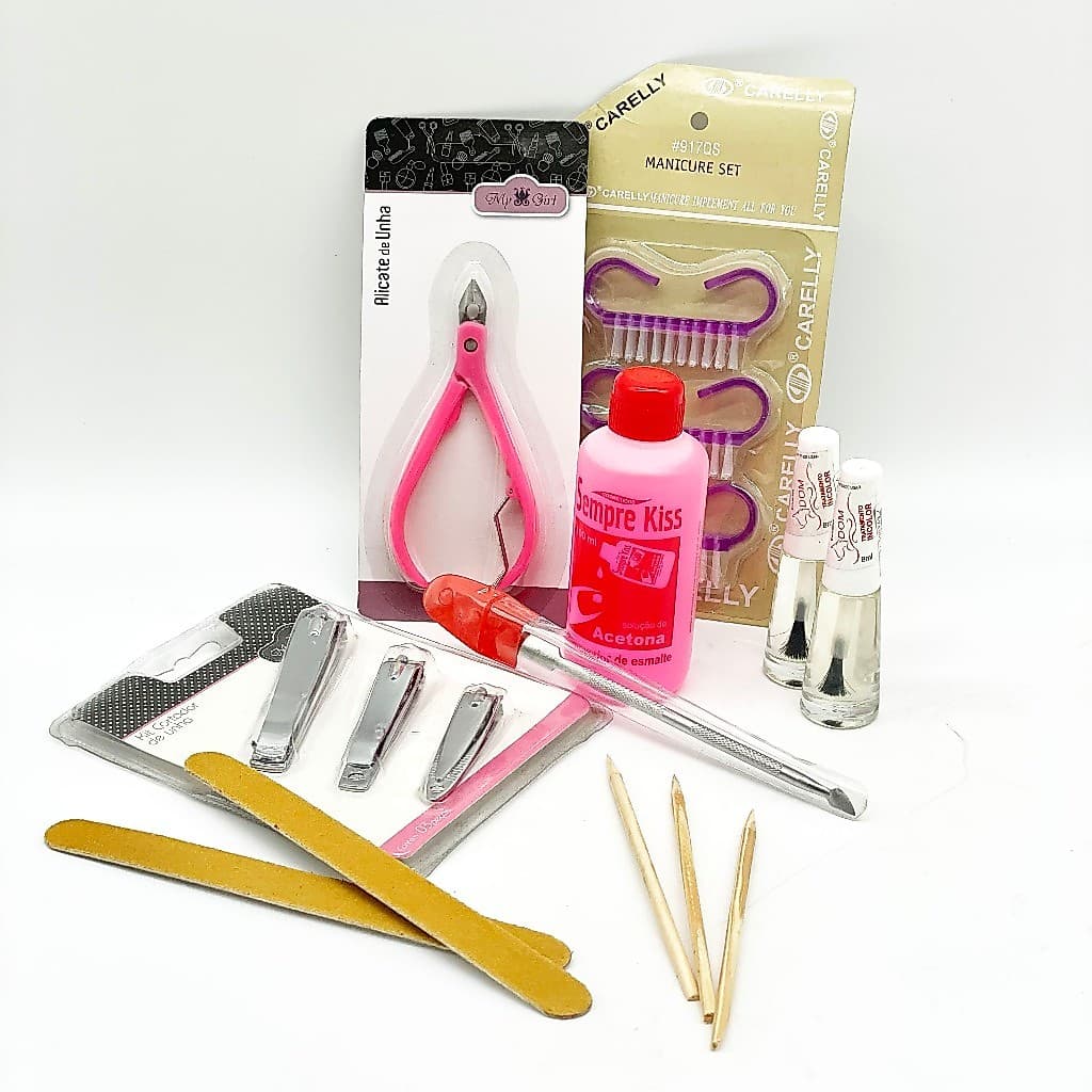 Kit Manicure Completo com Esmalte de Tratamento | Fênix Essentials