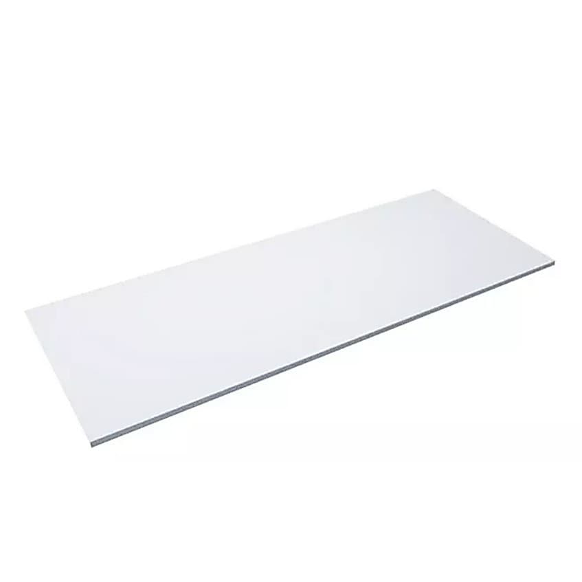 Prateleira Flutuante Livros 75x40 MDF 15mm sem Suportes Branco 100%MDF