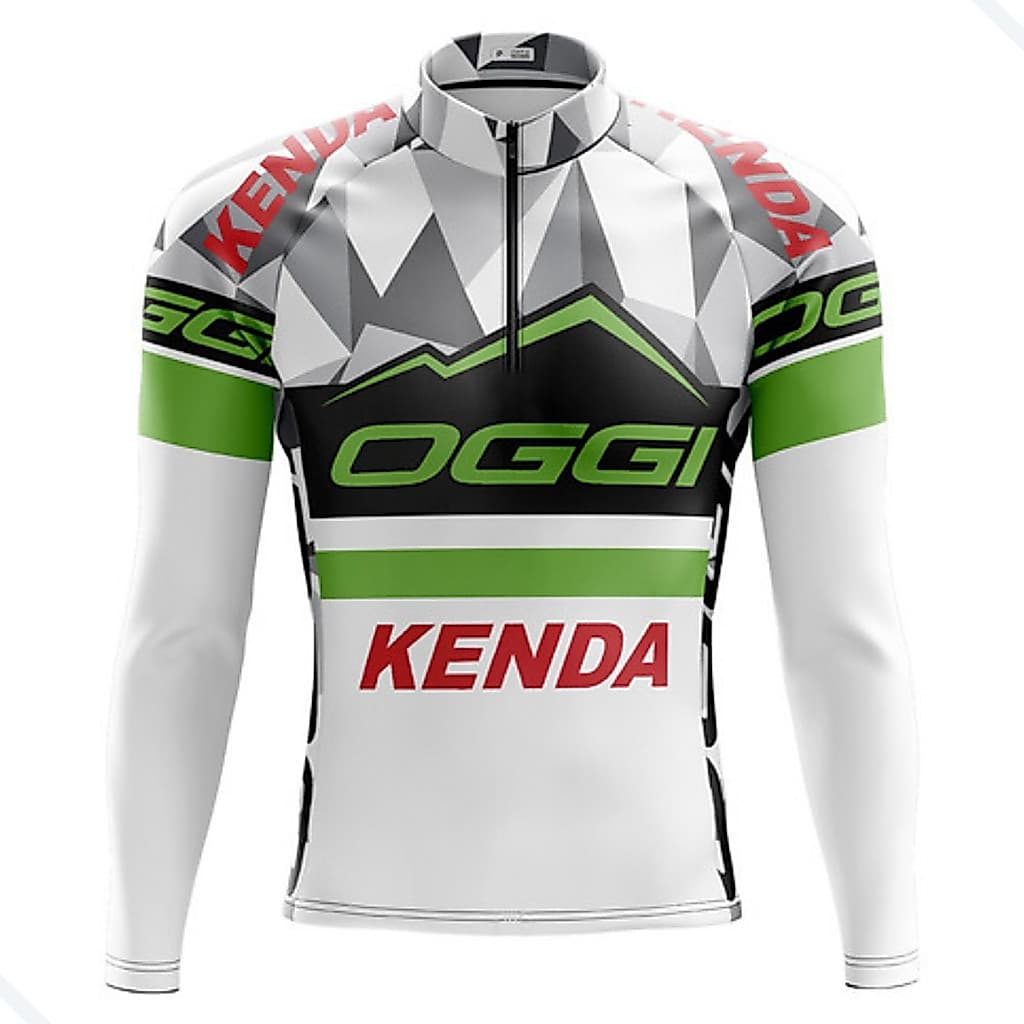 CAMISA CICLISMO MASCULINA OGGI KENDA COM BOLSOS UV50+