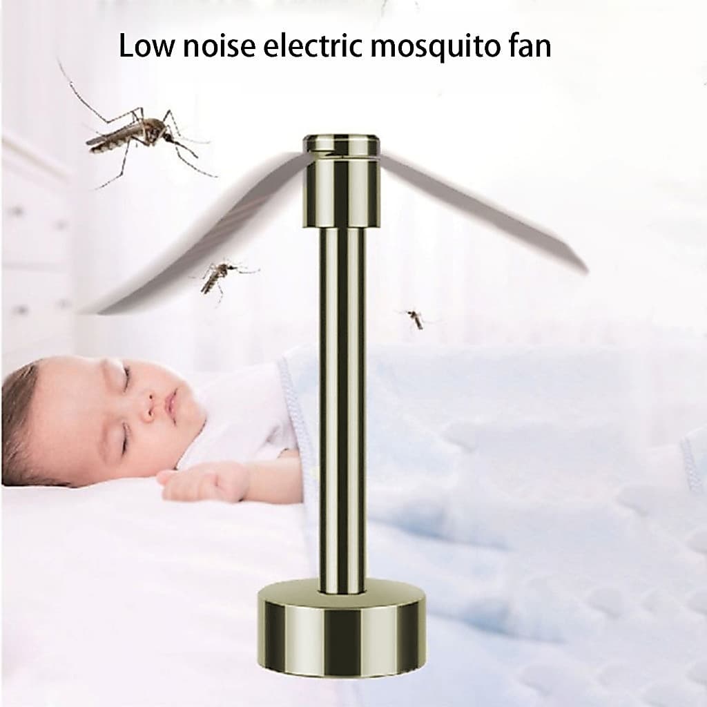 Ventilador Repelente De Moscas De Aço Inoxidável SDS , Alimentado Por Bateria , Poderoso Artefato Mosquitos