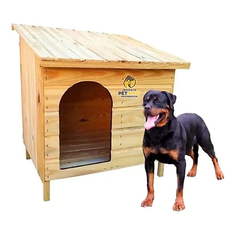 CASINHA DE MADEIRA N7 PARA CACHORROS GRANDE MODELO EDICULA MADEIRA PINUS