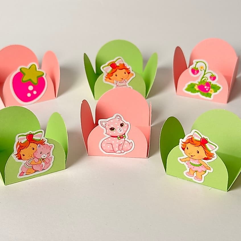 100 Forminhas para Doces Moranguinho baby Festa de Aniversário, Confeitaria, BRIGADEIRO