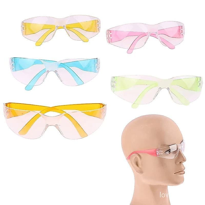 Óculos de segurança para crianças Proteção contra Poeira Para Ciclismo Escalada Caminhadas Windproof Anti-fog Transparen