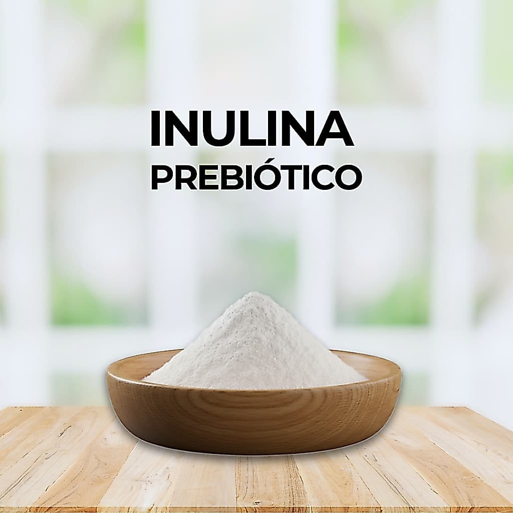 Inulina Prebiótica em Pó 100g 200g 300g | Fibra Solúvel Natural | Saúde Intestinal | Sem Glúten