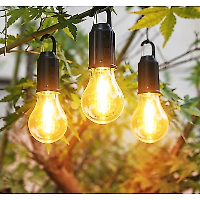 Lâmpada Recarregável Para Barraca De Acampamento E Pesca Luz Portátil Usb de Pendurar Curvaviva SHop