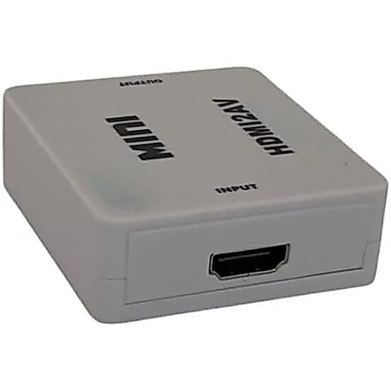 ADAPTADOR CONVERSOR DE HDMI PARA ÁUDIO E VÍDEO RCA - EQUIPAMANTO HDMI X TV ANTIGA RCA AV